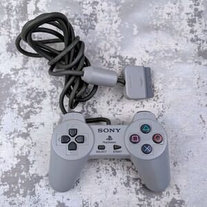 Sony PlayStation SCPH-1080 Wired Controller Grey Original PS1 Gamepad Working